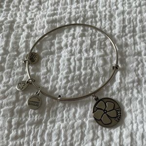 Silver Friend Flower Alex and Ani Bracelet